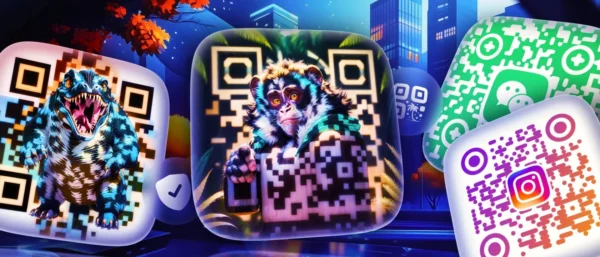 3D QR codes generated by oneAIdesigne