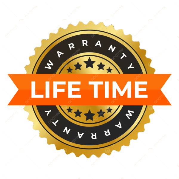 oneAIdesign life time warranty badge