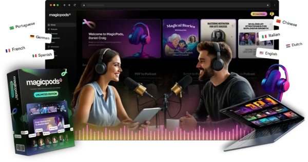 MagicPods AI Bundle generates AI hosts and avatars