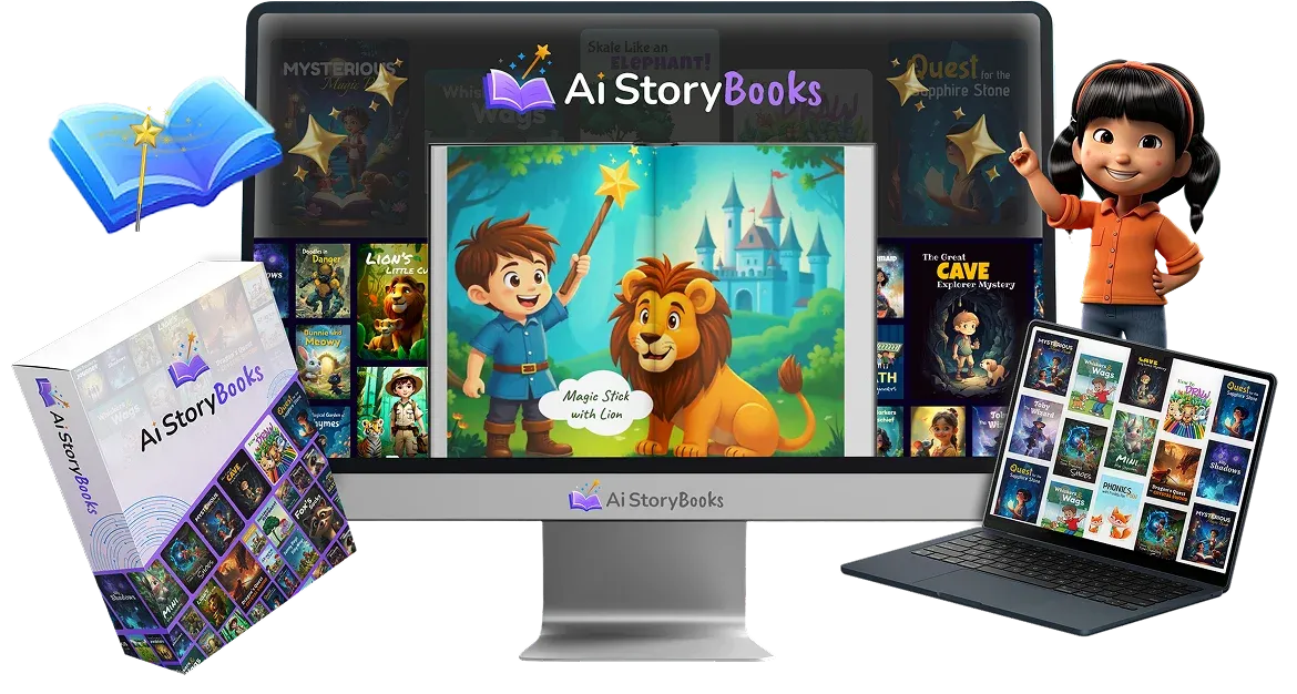 AI STORY BOOK – Create Talking Story Books with AI & Sell Worldwide 1 AI STORY BOOK – Create talking storybooks with AI instantly